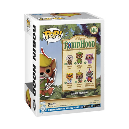 Funko Disney: Robin Hood (1973) Robin Hood Pop! Vinyl Figure, 4.95-Inch Height