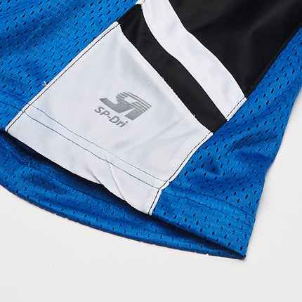 Southpole Boys' Big Basic Basketball Mesh Shorts - Blue - L