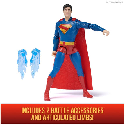 DC Comics, SUPERMAN, Green Lantern, Epic Strike Action Figure, 15-cm Tall, Authentic Movie Styling, Includes 2 Accessories, Kids’ Toys for Boys and Girls Aged 4 and Up