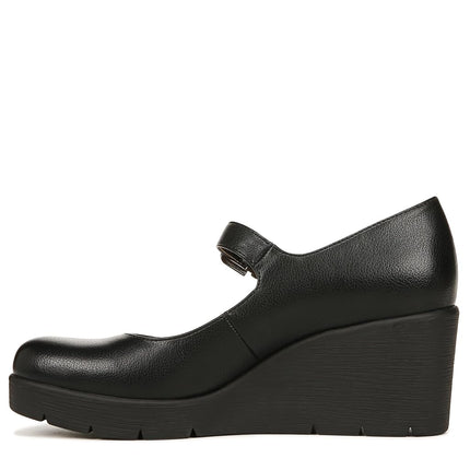 Naturalizer Women's Soul, Adore Mary Jane Wedge, Black, 11