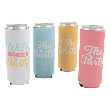 Wife of The Party CAN Cover Set - Party Supplies - 7 Pieces