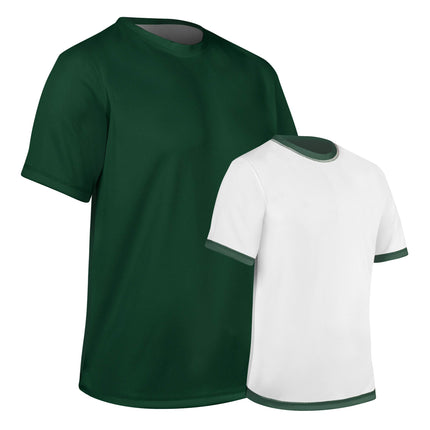 CHAMPRO Unisex-Youth Reversible Tee Shirt Forest G