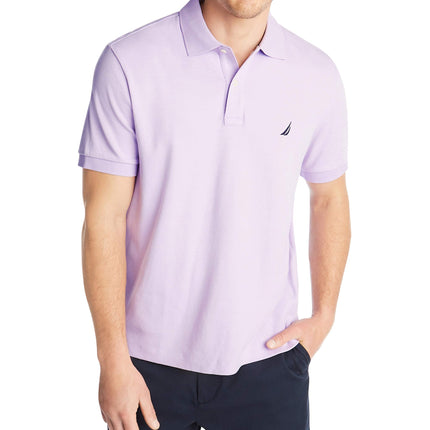 Nautica Men's Classic Fit Short Sleeve Solid Soft 