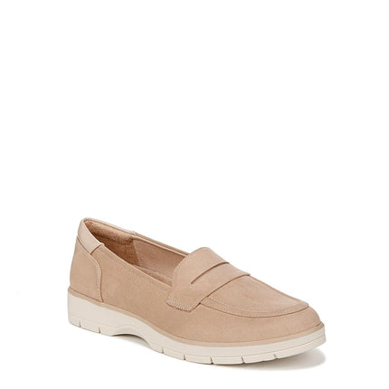Dr. Scholl's Women's Nice Day Loafer, Cuban Sand Microfiber, 5.5 UK