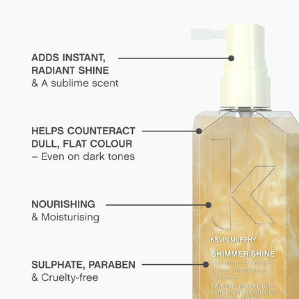 KEVIN.MURPHY SHIMMER.SHINE Hair Shine Spray, Leave In Repair Mist, 100ml