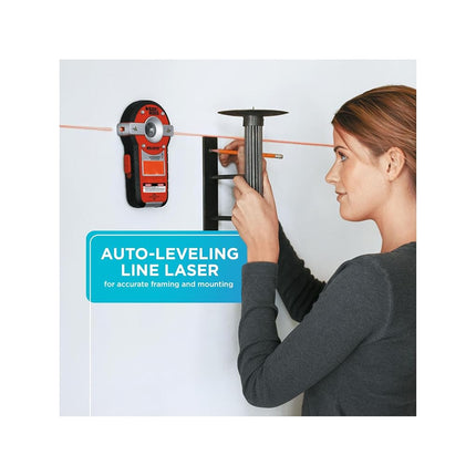 Black & Decker BDL190S BullsEye Auto-Leveling Interior Line Laser with Stud Sensor