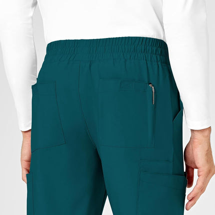 WonderWink Men's Cargo Jogger Pant, Caribbean, Medium