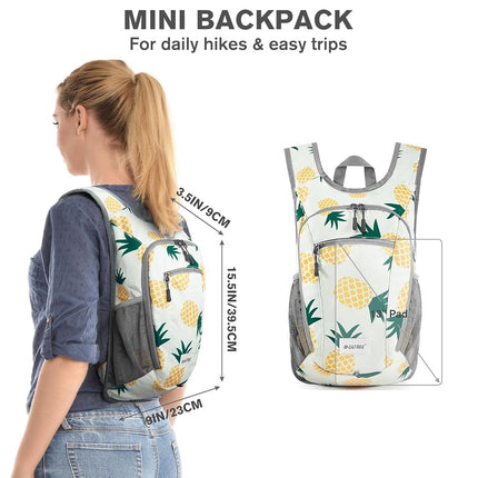 G4Free 10L Hiking Backpack Lightweight Packable Hiking Daypack Small Travel Outdoor Foldable Shoulder Bag(Dark Blue)