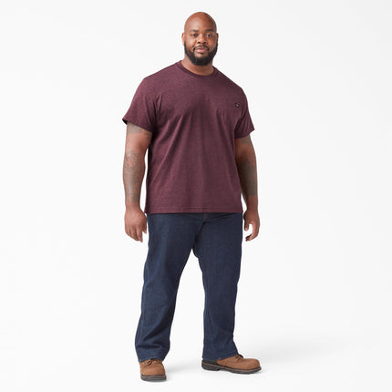 Dickies Men's Short Sleeve Performance Cooling Tee T-Shirt, Burgundy Heather, 2T