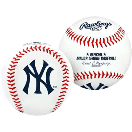 Rawlings MLB New York Yankees Team Logo Baseball, 