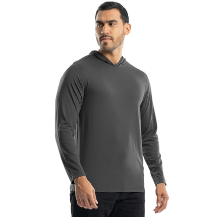 Wrangler Riggs Workwear Sudadera con Capucha y Protección Solar de Manga Larga para Hombre, Negro, 3XL Grande