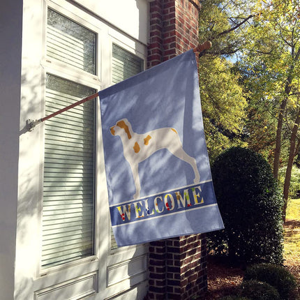 Caroline's Treasures BB8272CHF Ariege Pointer Welcome Flag Canvas House Size, House Size, multicolor