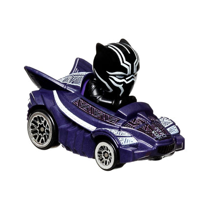 Hot Wheels RacerVerse, Set of 5 Die-Cast Marvel Toy Cars Optimized for Hot Wheels Track Performance with Popular Marvel Characters as Drivers, Gift for Kids & Collectors, HPN40
