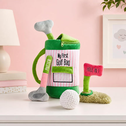 Pink Golf Plush Set