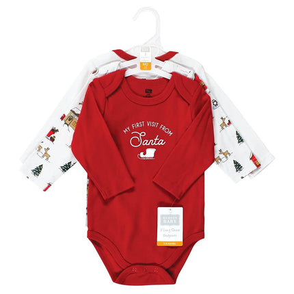 Hudson Baby mamelucos de manga larga de algodón unisex para bebé, North Pole, 18-24 meses