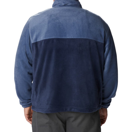 Columbia Men's Steens Mountain Full Zip 2.0 Fleece Jacket, Dark Mountain/Collegiate Navy, 54-56