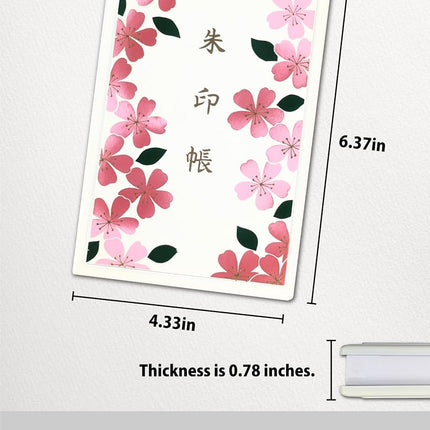 Btale Japanese Goshuincho Stamp Book [Accordion Style] - Authentic Handmade Japanese Paper Notebook for Japan Travel Essentials, Temple & Shrine Stamps, Journal & Keepsake Gift (Ouka White 48pages)