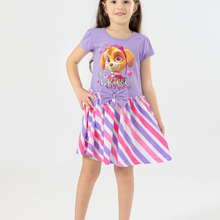 Vestidos de Patrulla Canina para Niñas Pequeñas, Rosado, 4 (Paquete de 2)