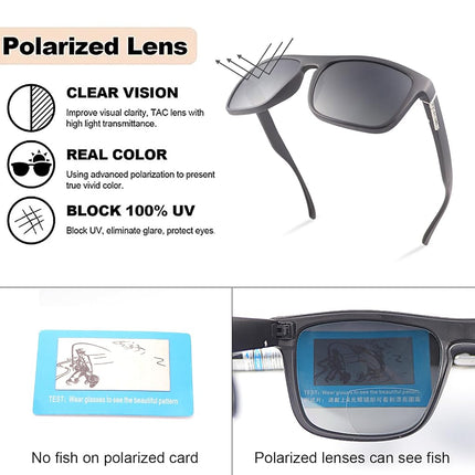 MIRYEA Polarized Bifocal Reading Sunglasses for Men Women Blue Light Blocking Glasses Black Lens UV Protection Outdoors Sun Readers Lightweight Driving Eyeglasses Tinted Shades Anti Glare Eyewear 3.0