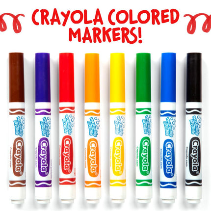 Crayola Rotuladores lavables a granel de 12 unidades, color marrón