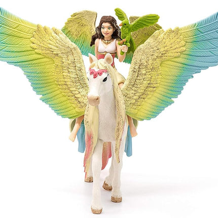 Schleich Bayala - 3Pc Fairy Surah With Glitter Pegasus - Kids 5+ | 70566