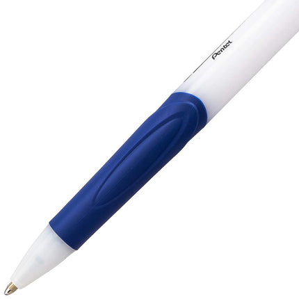 Pentel GlideWrite Ballpoint Pen with TechniFlo Ink, (1.0mm) Medium Line, Blue Ink, 6-Pk