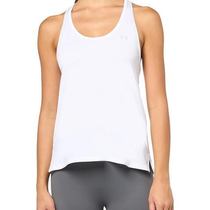 Under Armour Women's Tech Knockout Tank Top, (100) White/Halo Gray/Halo Gray, XS