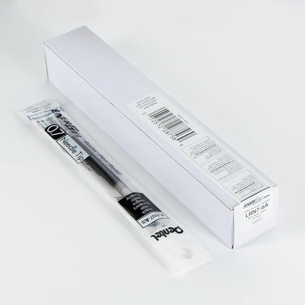 Pentel Refill Ink - for EnerGel Gel Pen, 0.7mm Needle Tip, Fine, Black Ink, Pack of 6 Refills