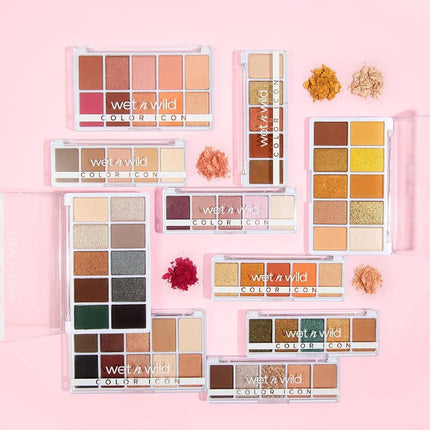 Wet n Wild, Color Icon 5-Pan Palette, Eyeshadow Palette, 5 Richly Pigmented Colors for Everyday Makeup, Long-Lasting and Easy to Blend Formula, Walking On Eggshells