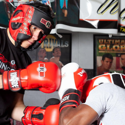 Ringside (RINAV) Apex Headgear, Black/Red, Large/X-Large