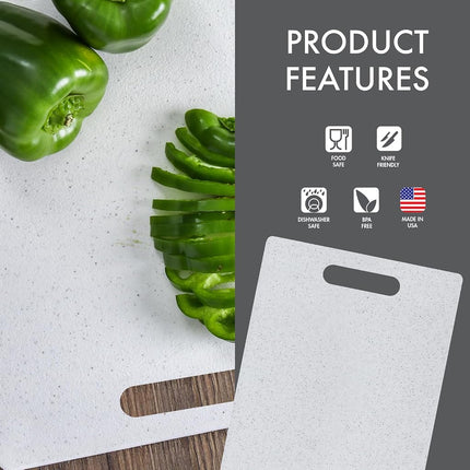 Dexas Superboard Cutting Board, 8.5 by 11 inches, Granite Color (401-52)