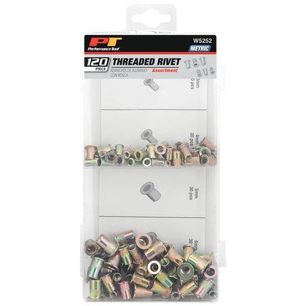 Performance Tool W5252 Rivet Assortment (120pc Metric Threaded)