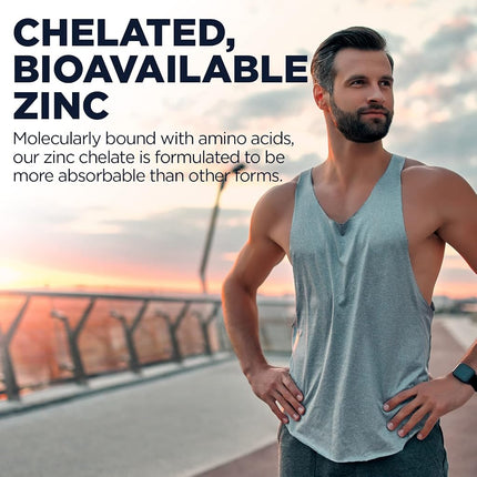Kal 15 Mg Zinc Chelated Plus Tablets, 100 Count