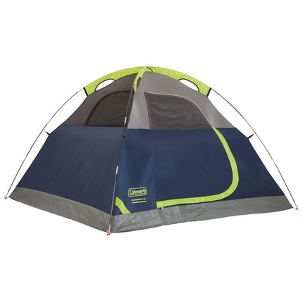 Tienda de campaña Coleman Sundome para 4 personas con doble techo, tienda impermeable que se monta en 10 minutos