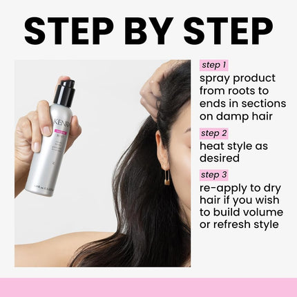 Kenra Volume Mist 2 | Volume Builder | Lightweight, Fine Mist | Low Hold, Flexible Fininsh | Thermal Protection | Volume That Lasts Up To 48 hours | All Hair Types | 6 fl. oz.