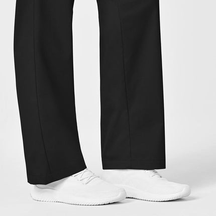 WonderWink 501PXBLAC2XP Wonder Work Women's Pull-On Cargo Pant, Black, Petite Extended-2X Size