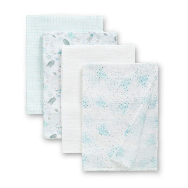 Delta Children 100% Cotton Muslin Baby Receiving B