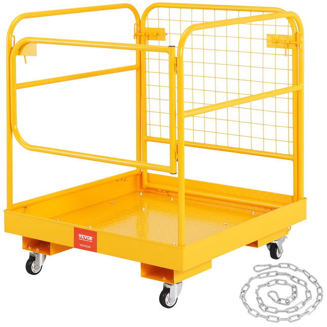VEVOR Forklift Safety Cage, 36 x 36 Inches Foldabl