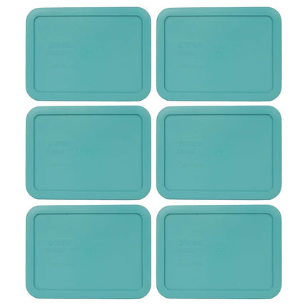 Pyrex 7210-PC 3 Cup Turquoise Rectangle Plastic Fo