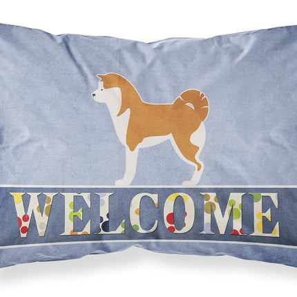 Caroline's Treasures Akita Welcome Pillowcase, Multicolor, Standard
