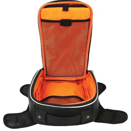 Nelson-Rigg NR-150 Route 1 Journey Highway Cruiser Magnetic Tank Bag, fits Harley Davidson, Indian, Honda, Yamaha, Suzuki and more, Black/Grey