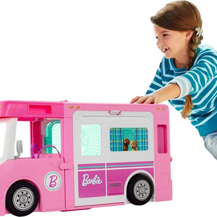 Barbie 3-in-1 DreamCamper Vehicle, Approx. 3-ft, T