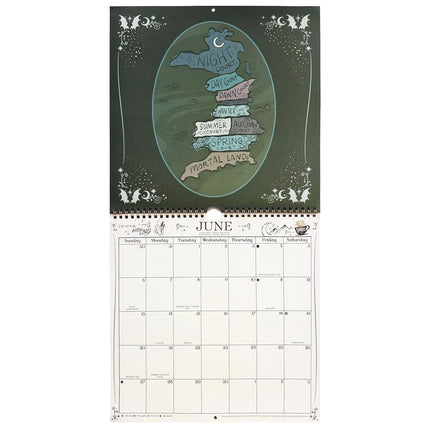 ConQuest A Court of Thorns and Roses Velaris 2027 Monthly Wall Calendar