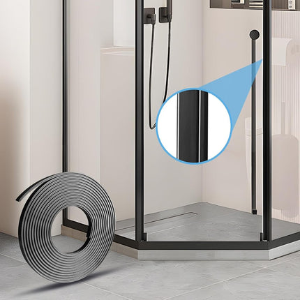 157 Feet Magnetic Strips for Shower Door Replacement - 1/8" Thick Flexible Magnet Seal for Framed/Semi-Framed Glass Doors & Shower Curtain Bottom - Strong Magnetic Door Seal