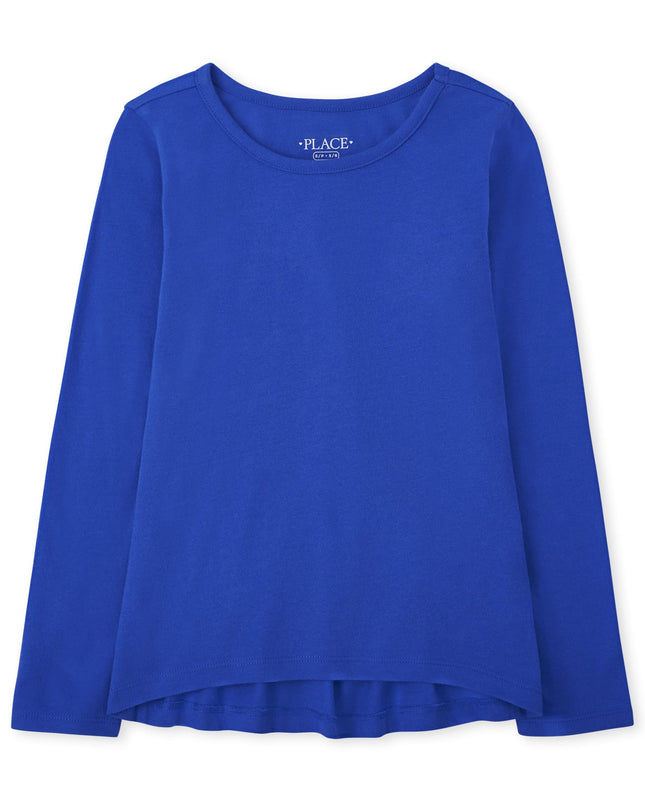 The Children's Place Girls' Long Sleeve High Low T