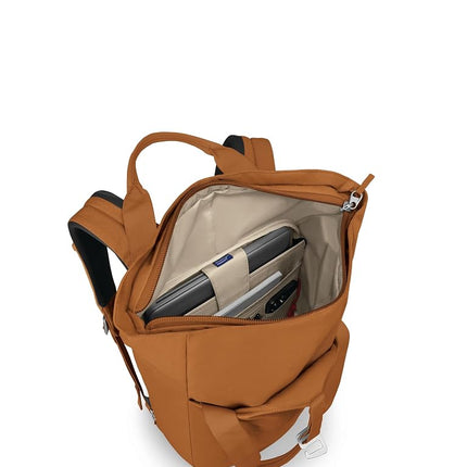 Osprey Arcane Zip Top Tote Backpack, Toffee Orange