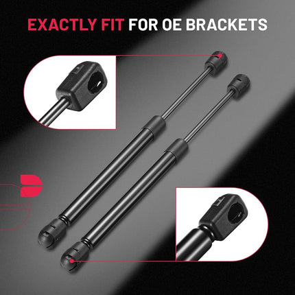 BDFHYK C16-02716 12 inch 13Lbs/58N Gas Shocks Struts Lift Support for Leer Camper Shell Truck Topper Rear Window, Pickup Toolbox Lid Door, Cabinet lid Door, Set of 2
