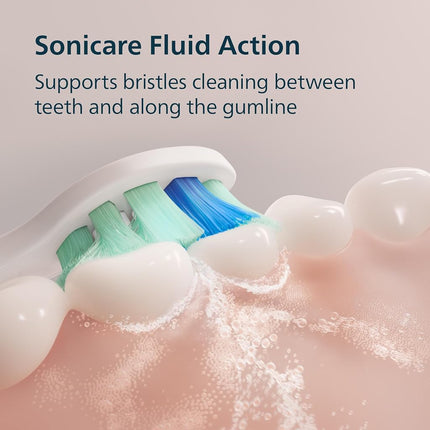Philips Sonicare 4100 Rechargeable Electric Toothbrush, 1 Brush Head, White