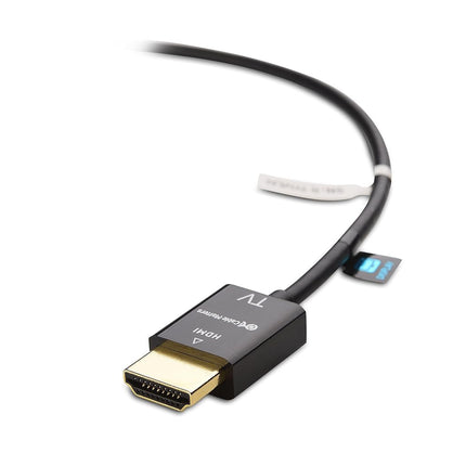 Cable Matters 2-Pack Ultra Thin HDMI Cable 10 ft, Support 4K@60Hz, Ultra Slim HDMI Cable 4K Rated with Ethernet, HDR Support for PS5, Xbox Series X/S, RTX4090/3090, RX 7900/7800, Apple TV, and More