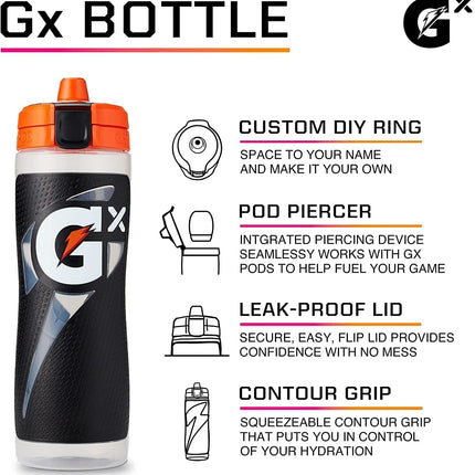 Gatorade Gx Bottle, Momentum Neon Blue